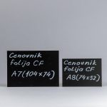 1. Cenovnik folija (CF)