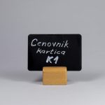 1. Cenovnik kartica (K1, K2) sa drvenim osloncem (ODK)