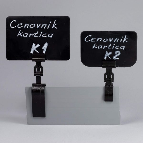 1. Cenovnik kartica (K1, K2) sa velikim i malim R osloncem (ORVK, ORMK)