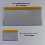 1. Samolepljivi držač za cene (DBR)