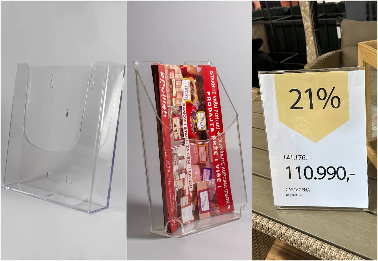 Kliritni drzaci brosura obavestenja cena prodaja proizvodnja novi sad beograd srbija